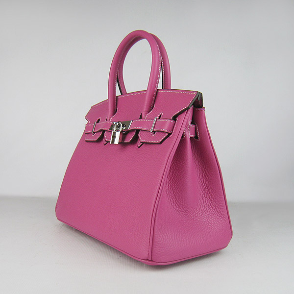 Replica Hermes Birkin 30CM Togo Leather Bag Peachblow 6088 On Sale - Click Image to Close